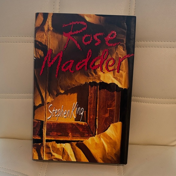 Other - Rose Madder by Stephen King - Red & Brown Cover